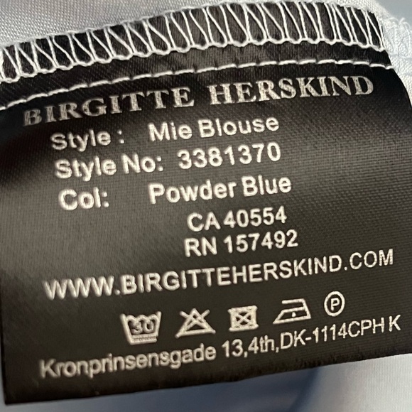 BIRGITTE HERSKIND
Mie Charmeuse Blouse Size 10 - Picture 14 of 15